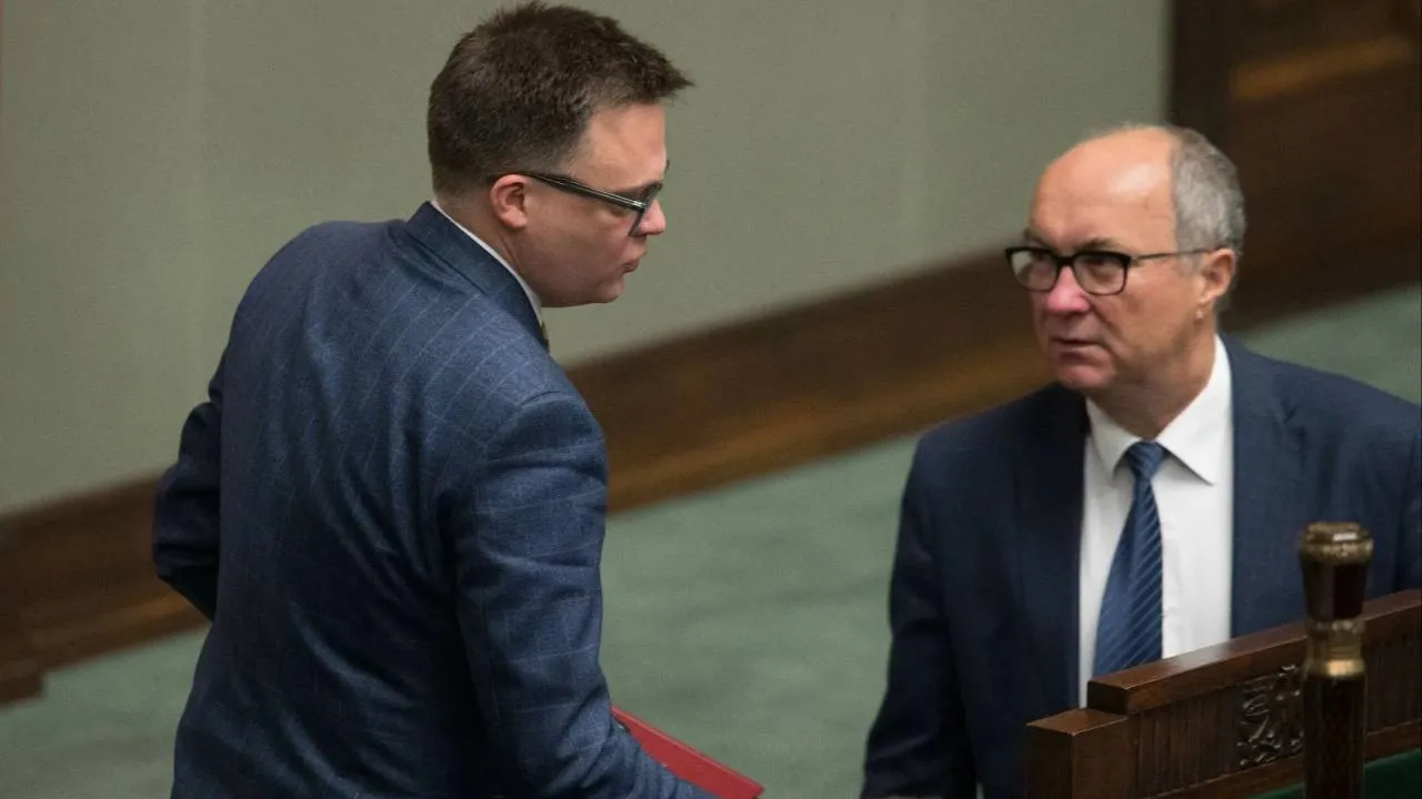 Zmiana marszałka Sejmu - w poprzek umowy koalicyjnej? Hołownia: Rozmawiałem z Czarzastym