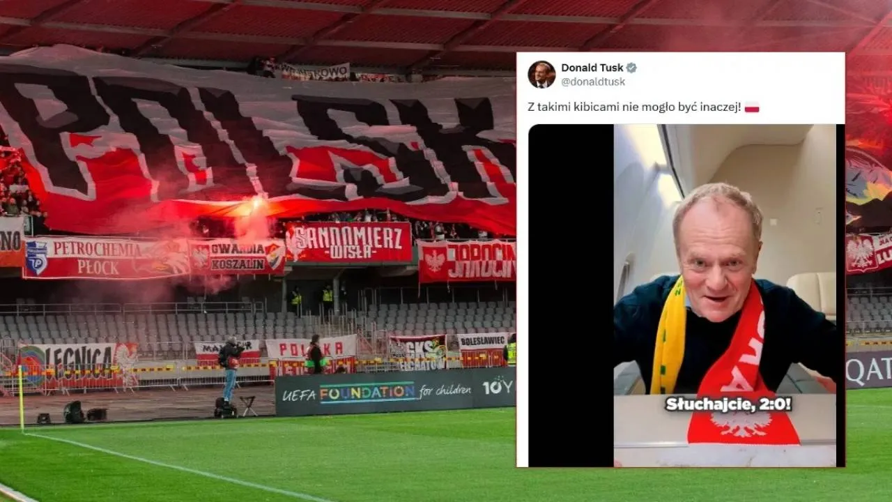 Tusk zabrał głos po meczu Litwa-Polska. "Z takimi kibicami nie mogło być inaczej!"