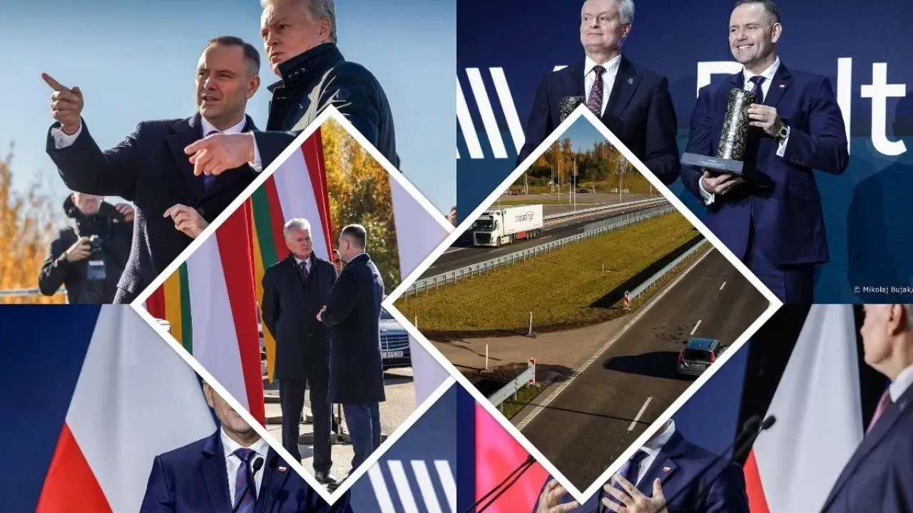Via Baltica otwarta! Prezydenci Nawrocki i Nauseda nie kryli radości. ZOBACZ ZDJĘCIA