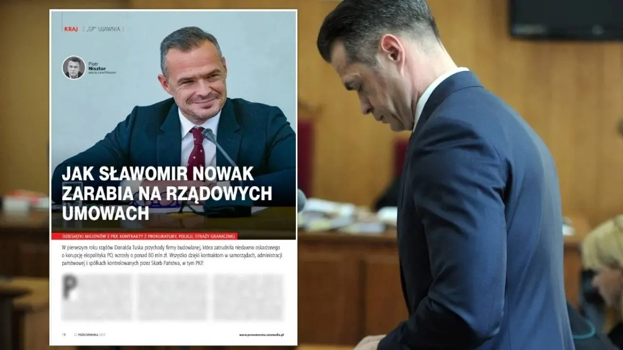 "Gazeta Polska" ujawnia. Jak Sławomir Nowak zarabia na rządowych umowach