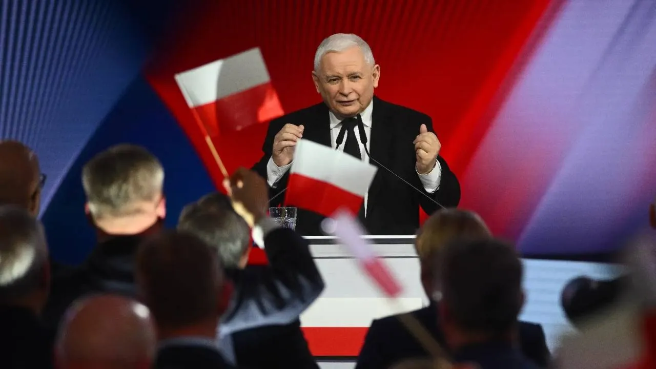 Prezes PiS Jarosław Kaczyński