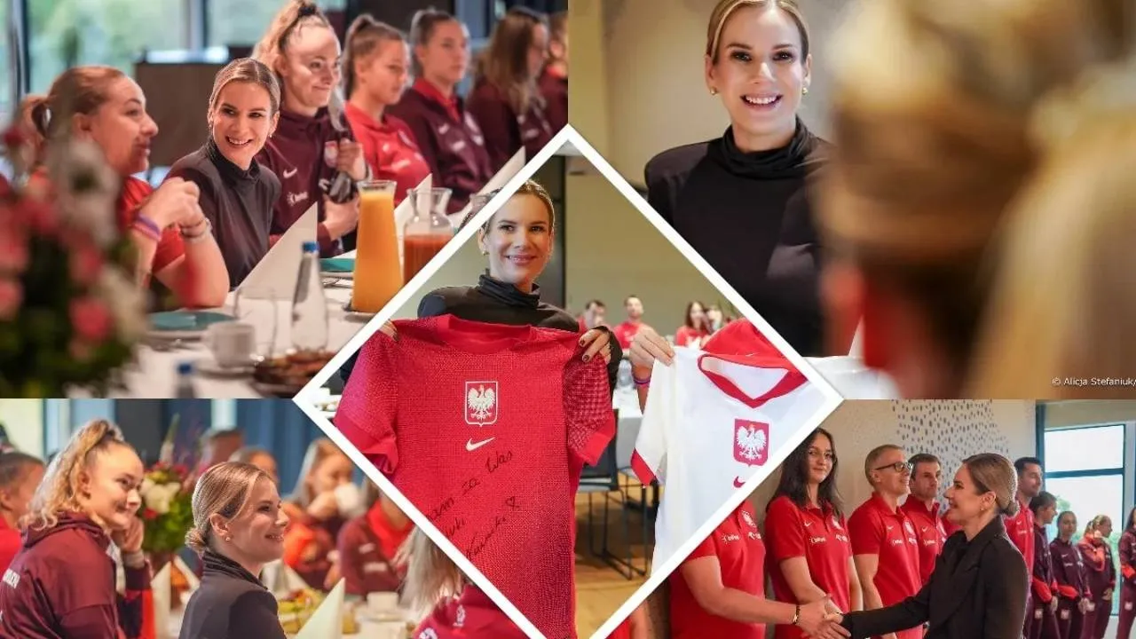 Pierwsza Dama z reprezentacją Polski kobiet. "Jesteście inspiracją". ZOBACZ ZDJĘCIA