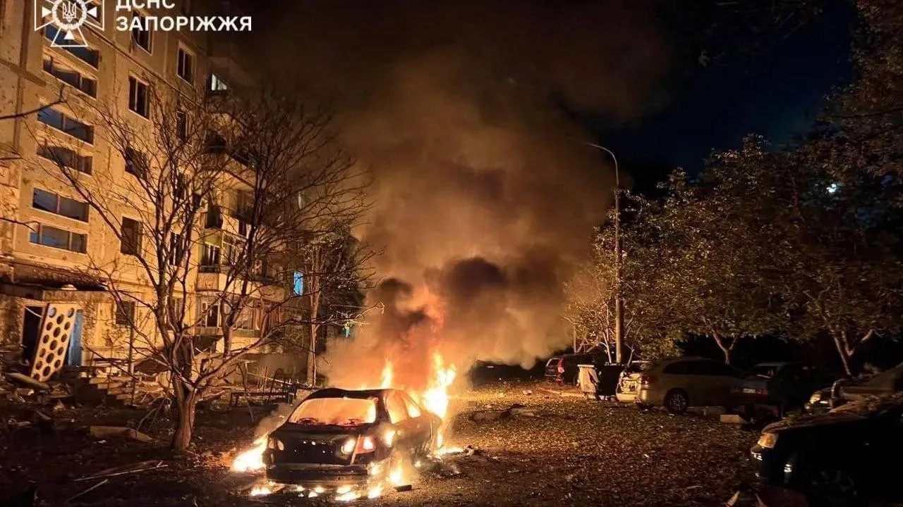 Nocny atak balistyczny na Kijów. Seria potęznych eksplozji w stolicy. WIDEO