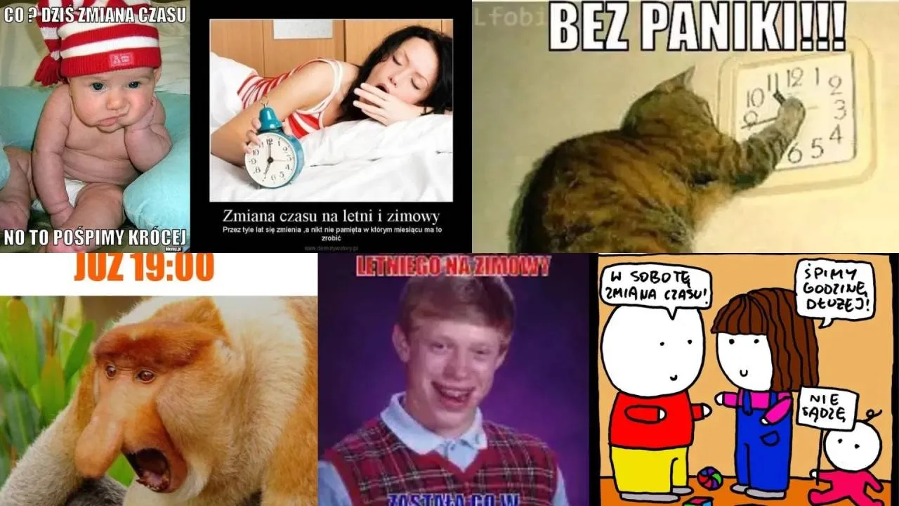 Zegarki do tyłu - po co to wszystko?! MEMY o zmianie czasu