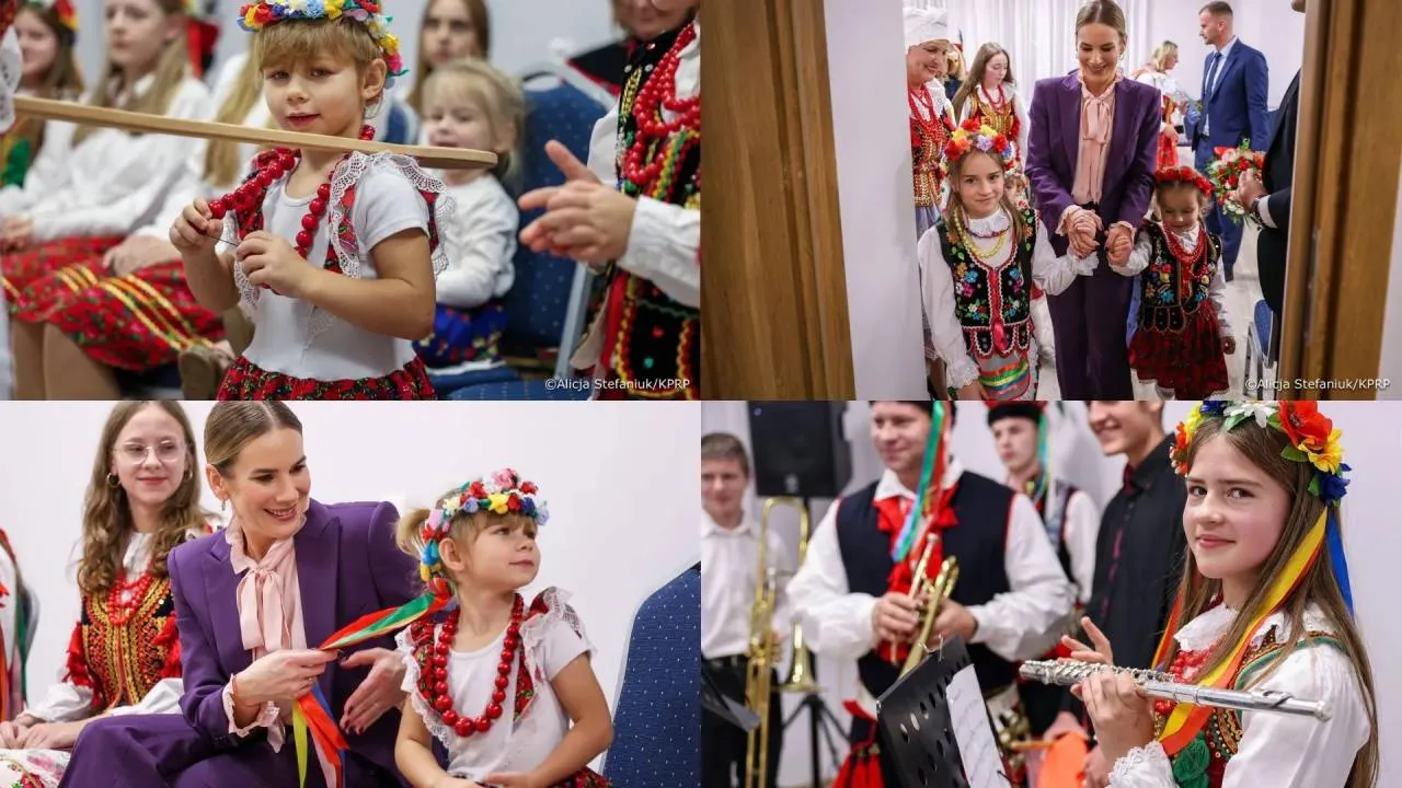 Wyjątkowe spotkanie Marty Nawrockiej. "Piękna postawa miłości do polskiej tradycji od dziecka"