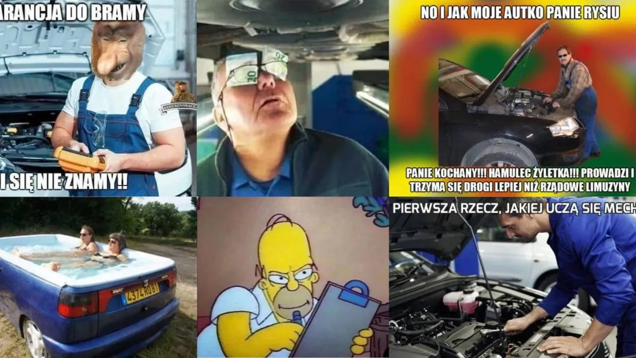 Auto w warsztacie? Szykuj forsę! MEMY o mechanikach