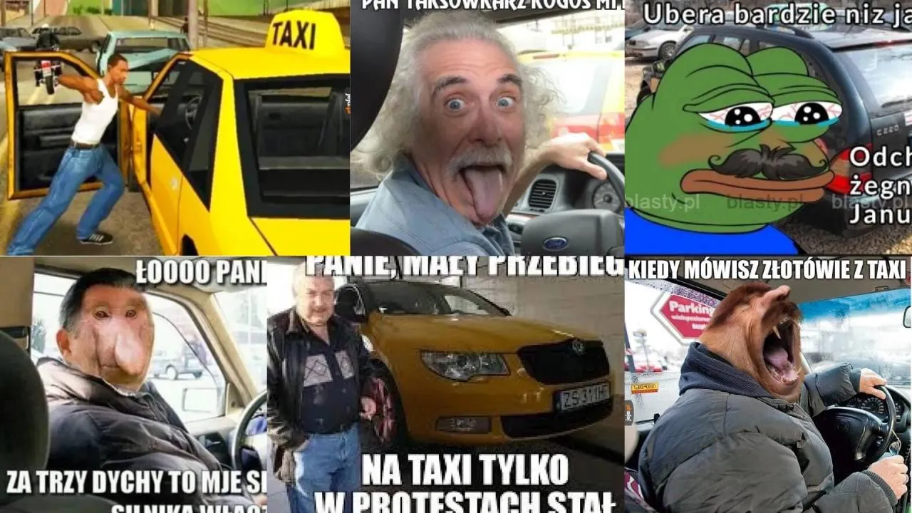 Jeździsz TAXI? To rozbawi cię do łez! MEMY o taksówkarzach