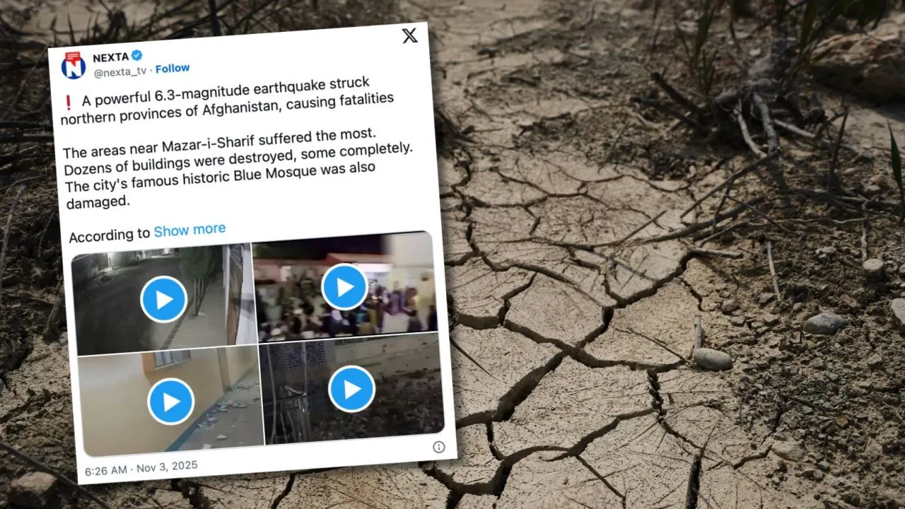 Trzęsienie ziemi w Afganistanie