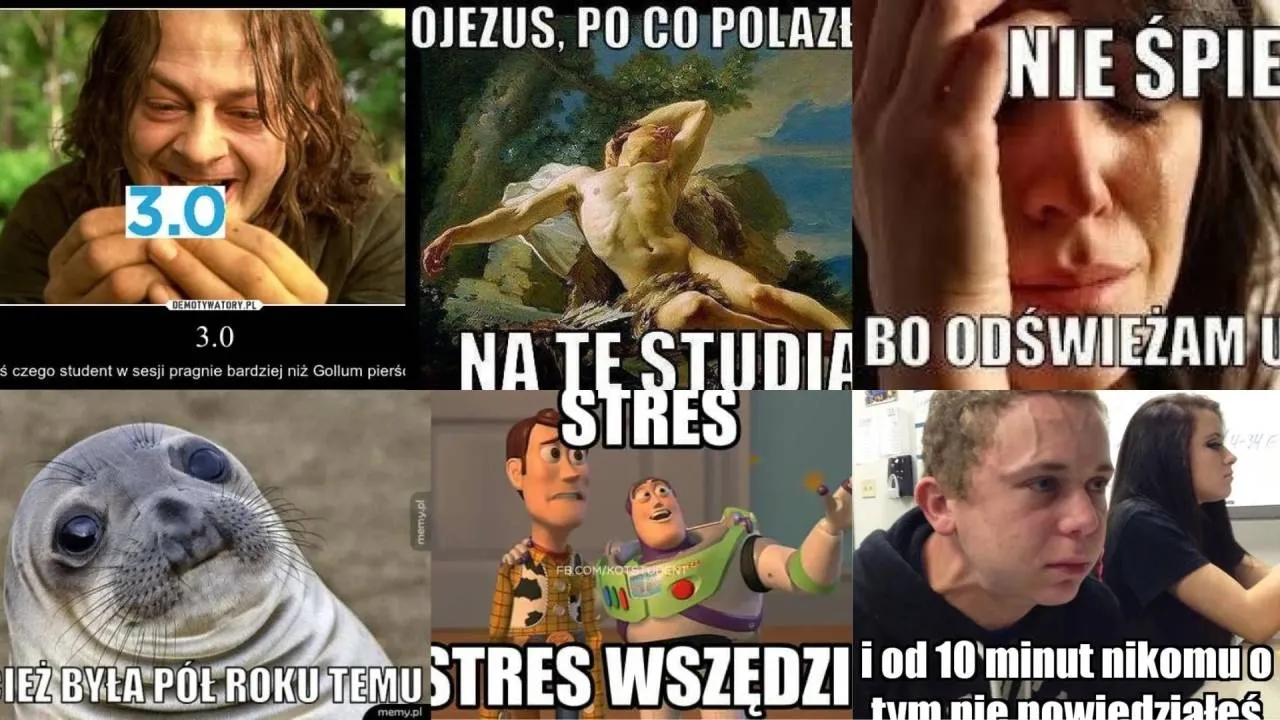 Od sesji do imprezy. Najlepsze MEMY o studentach
