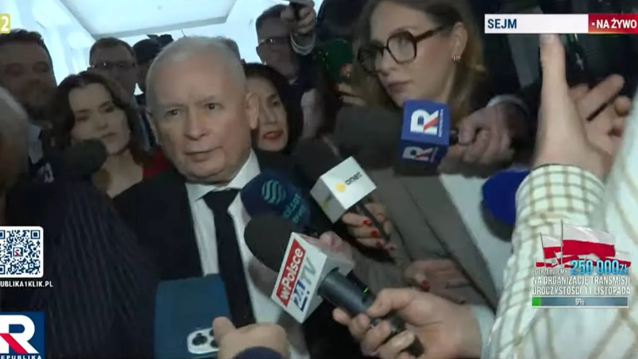 Jarosław Kaczyński w Sejmie