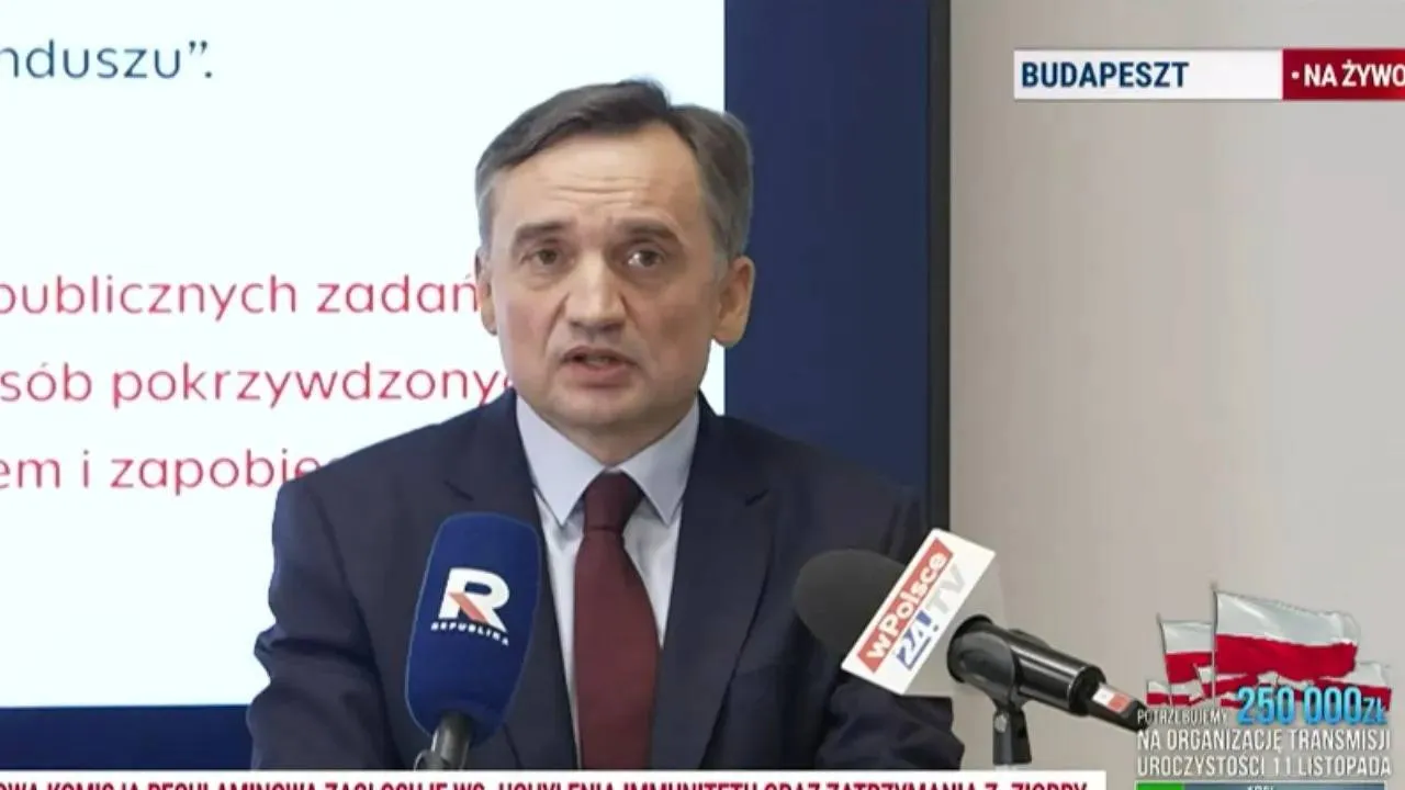 Zbigniew Ziobro nadal przebywa w stolicy Węgier