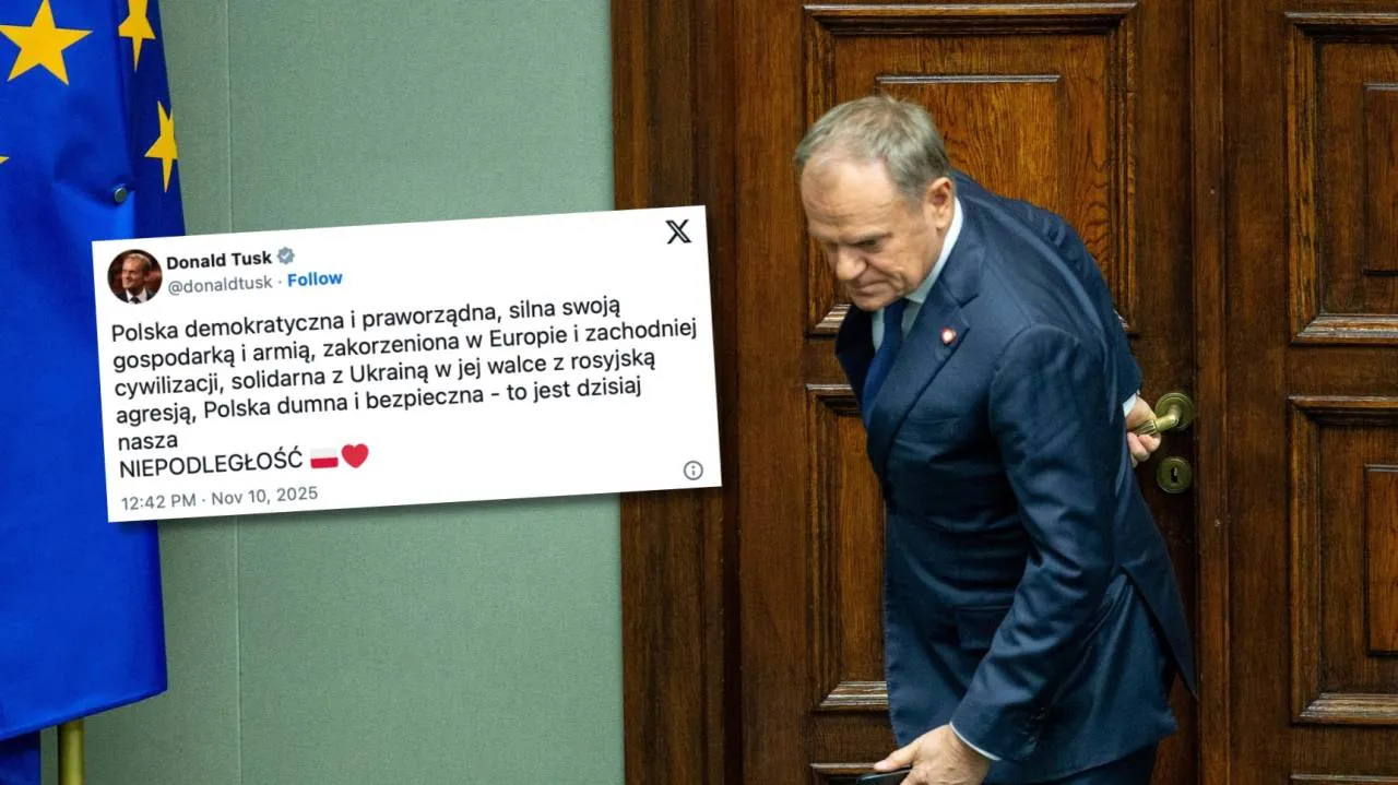 Tusk pisze o... niepodległości. Ale dlaczego w przeddzień 11 listopada? [KOMENTARZE]