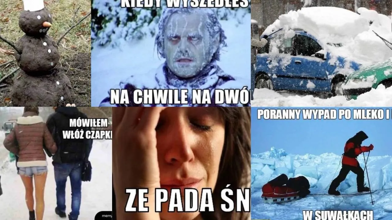 Polska zima - chyba wszyscy znamy te obrazki... MEMY na otarcie łez
