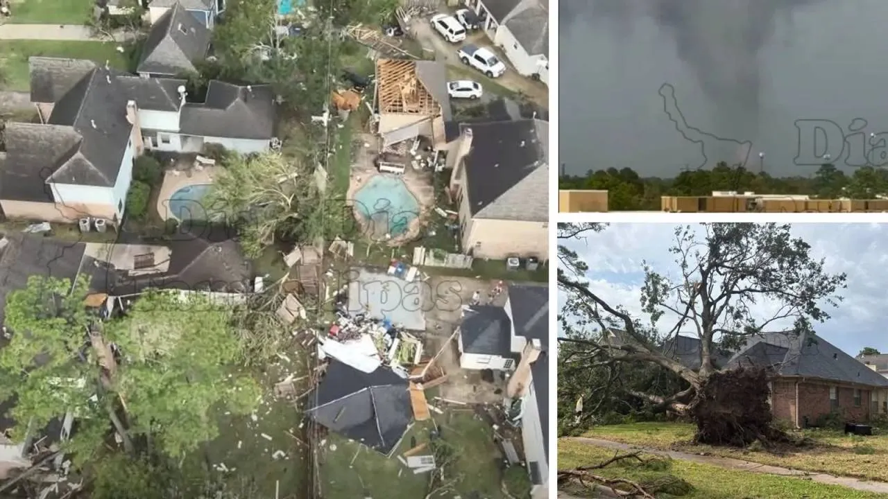 Tornado przeszło pod Houston. Ponad 100 domów zniszczonych
