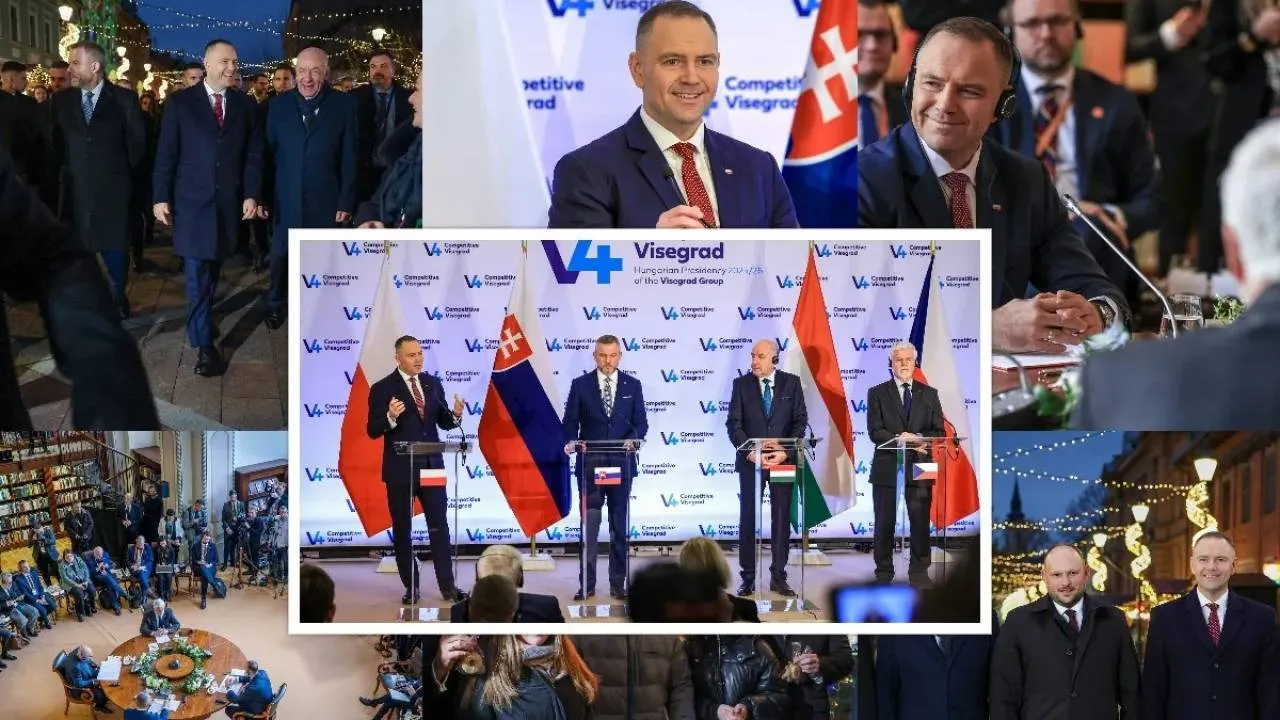 Szczyt Grupy Wyszehradzkiej z udziałem prezydenta Nawrockiego. ZOBACZ ZDJĘCIA