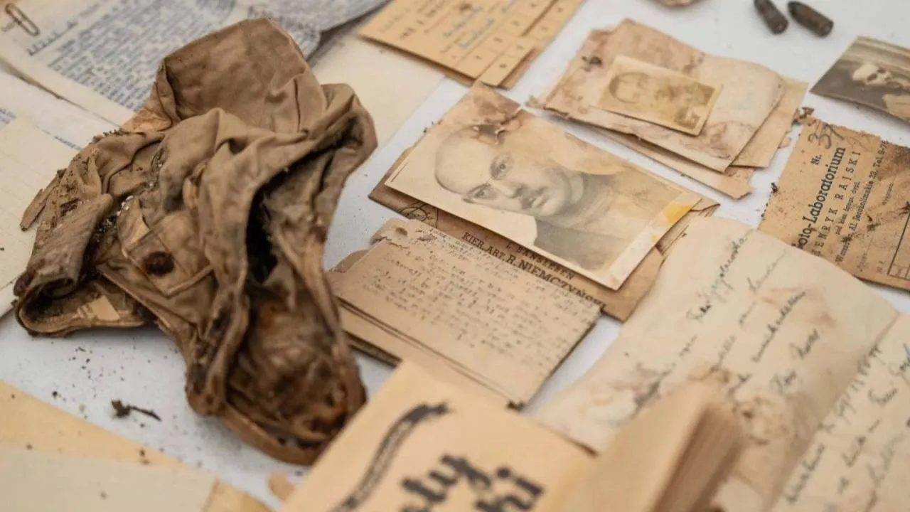 Dokumenty AK znaleziono pod podłogą w warszawskiej kamienicy
