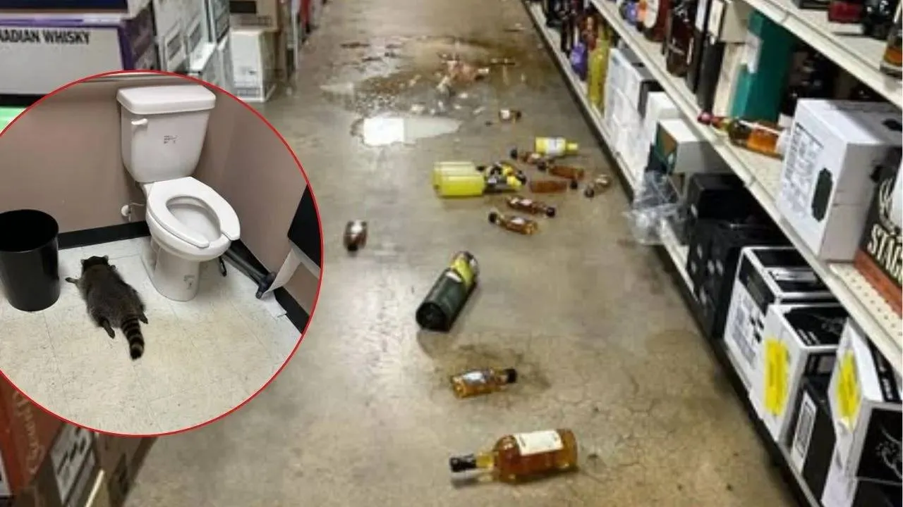 Zdemolował sklep i zasnął pijany w łazience. Sprawcą włamania okazał się być... szop