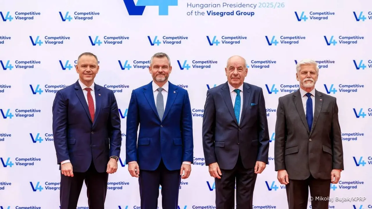 "Poczyniłem wstępne ustalenia z Donaldem Trumpem". Prezydent Nawrocki przedstawił plan dla V4