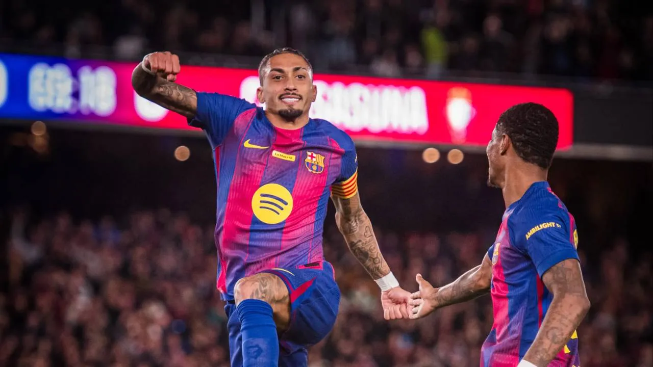 FC Barcelona ucieka Realowi Madryt, ale bez Lewandowskiego i Szczęsnego [WIDEO]