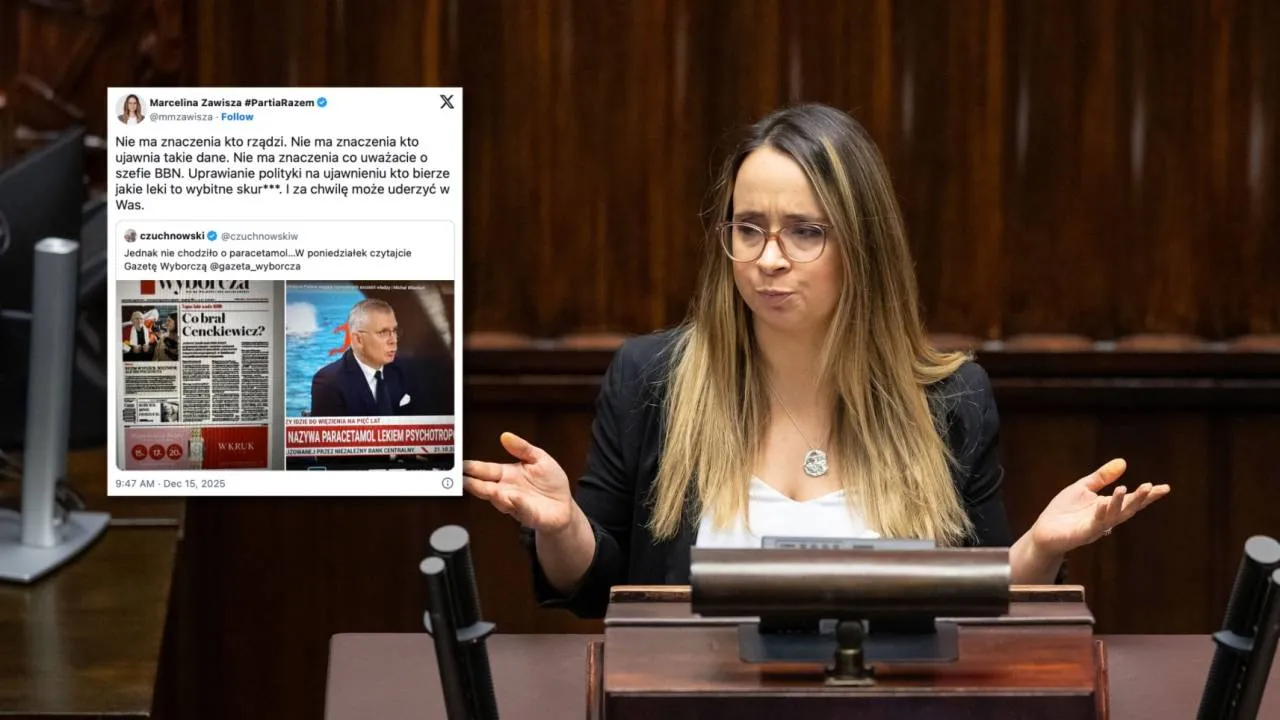 "Wybitne skur***!". Posłanka Razem nie wytrzymała po tekście Czuchnowskiego