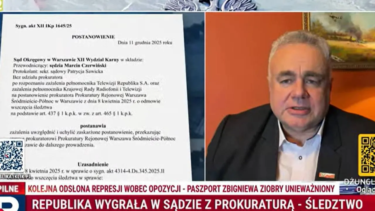 "Wielki dzień i wielki sukces wolności słowa". Sakiewicz o wygranej w sądzie z prokuraturą