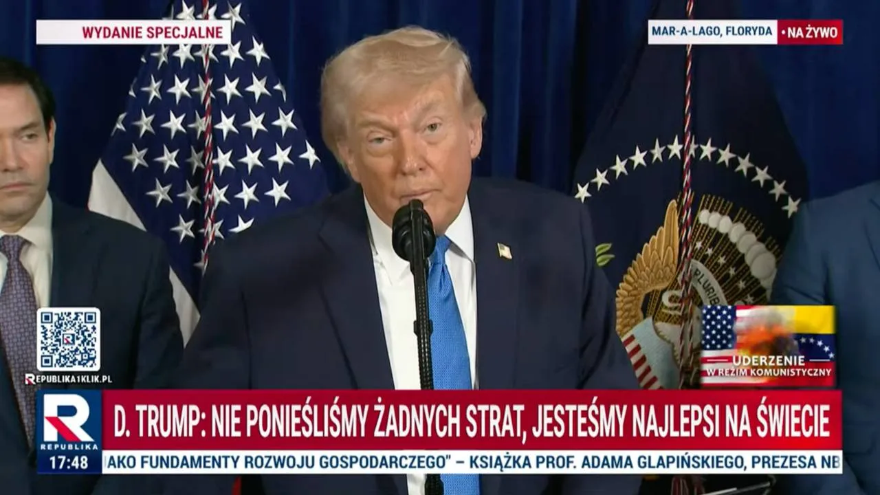 Prezydent Donald Trump: Będziemy zarządzali Wenezuelą do momentu tranzycji władzy