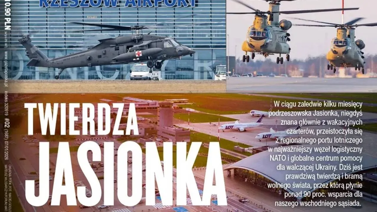 "Gazeta Polska" NOWY NUMER: Twierdza Jasionka. Logistyczne serce wolnego świata
