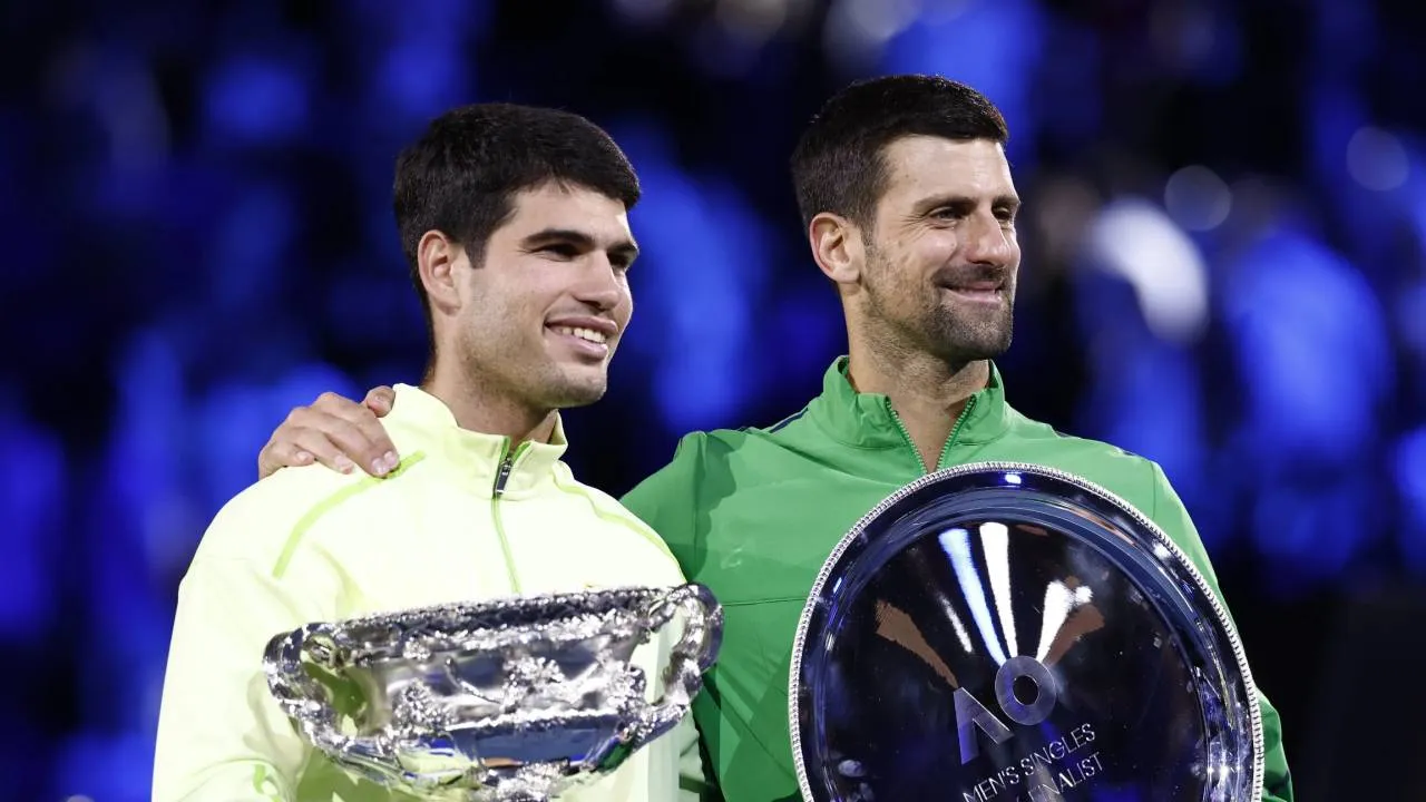 Historyczny wynik w finale Australian Open. Carlos Alcaraz zdetronizował Novaka Djokovica [WIDEO]