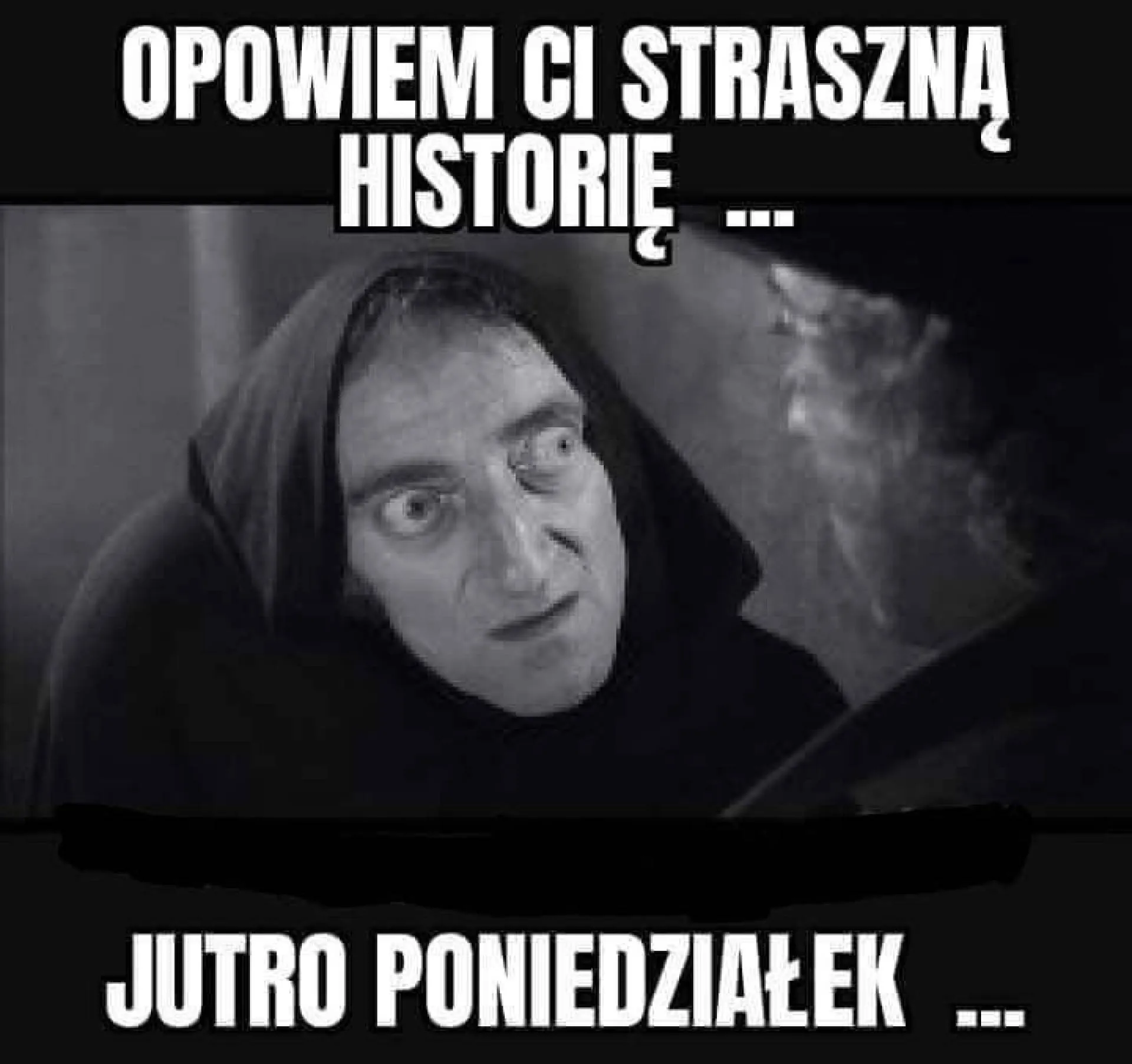No i przestraszył