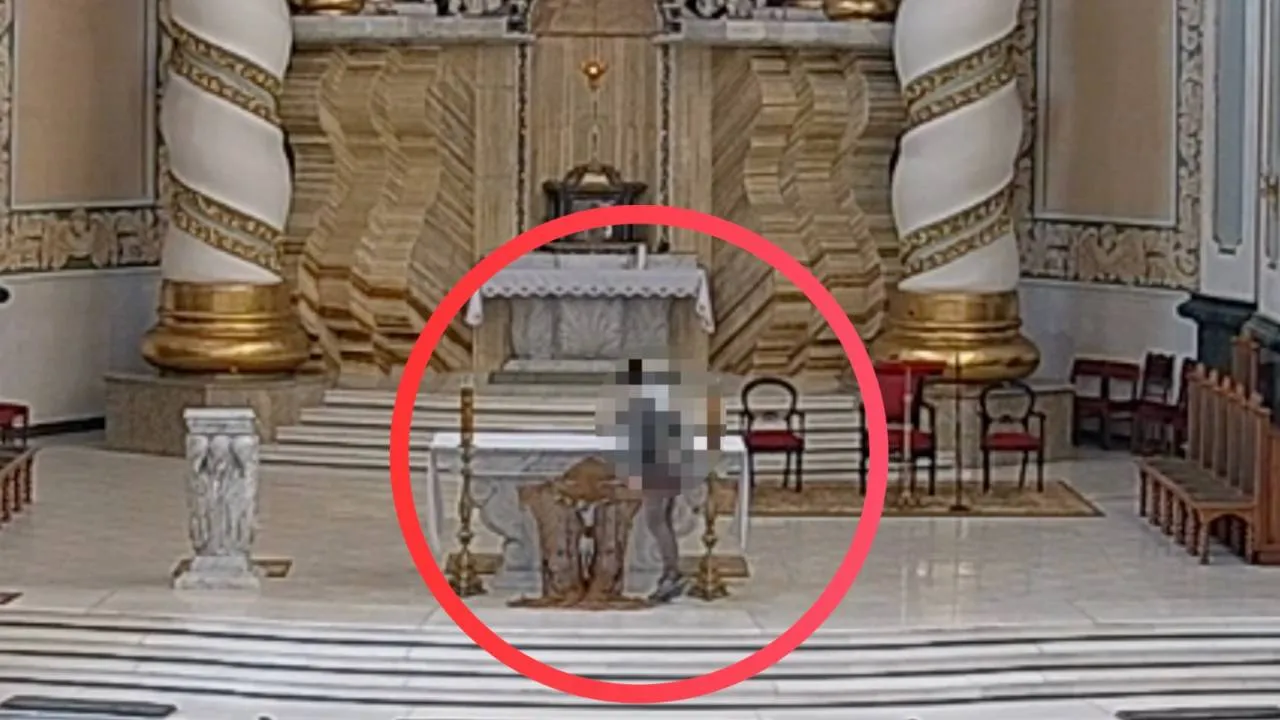 Pluł na ołtarz, został zatrzymany