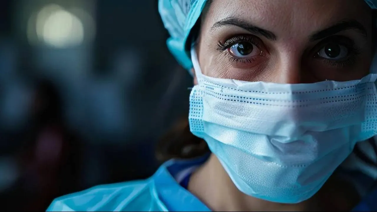 Pielęgniarka lekarz chirurg