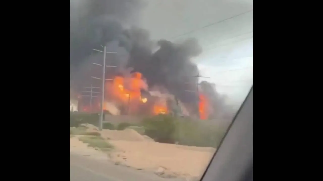 Pożar zakładów gazowych w Iranie