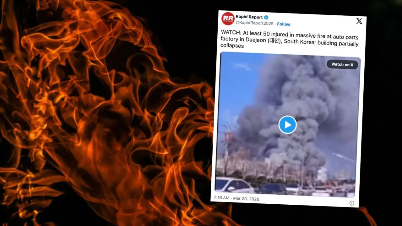 Fabryka stanęła w ogniu. 14 osób wciąż nie odnaleziono [WIDEO]