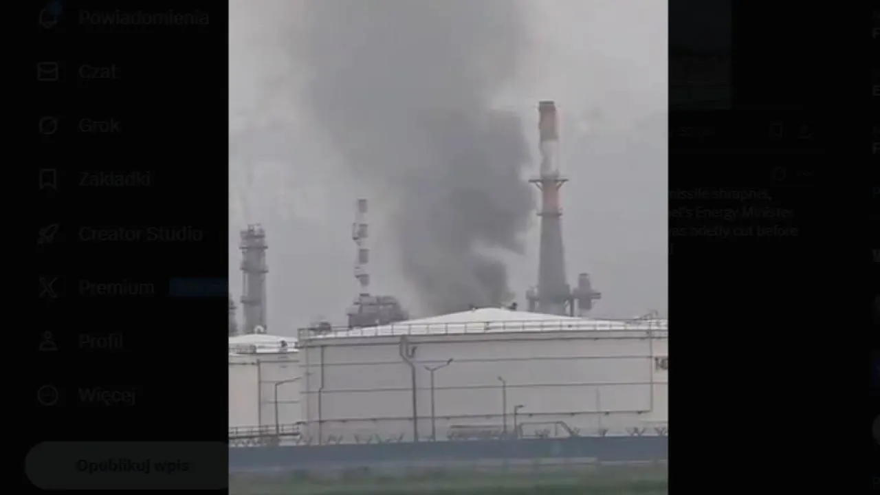 Iran uderzył w rafinerię w Hajfie. To największy taki zakład w Izraelu