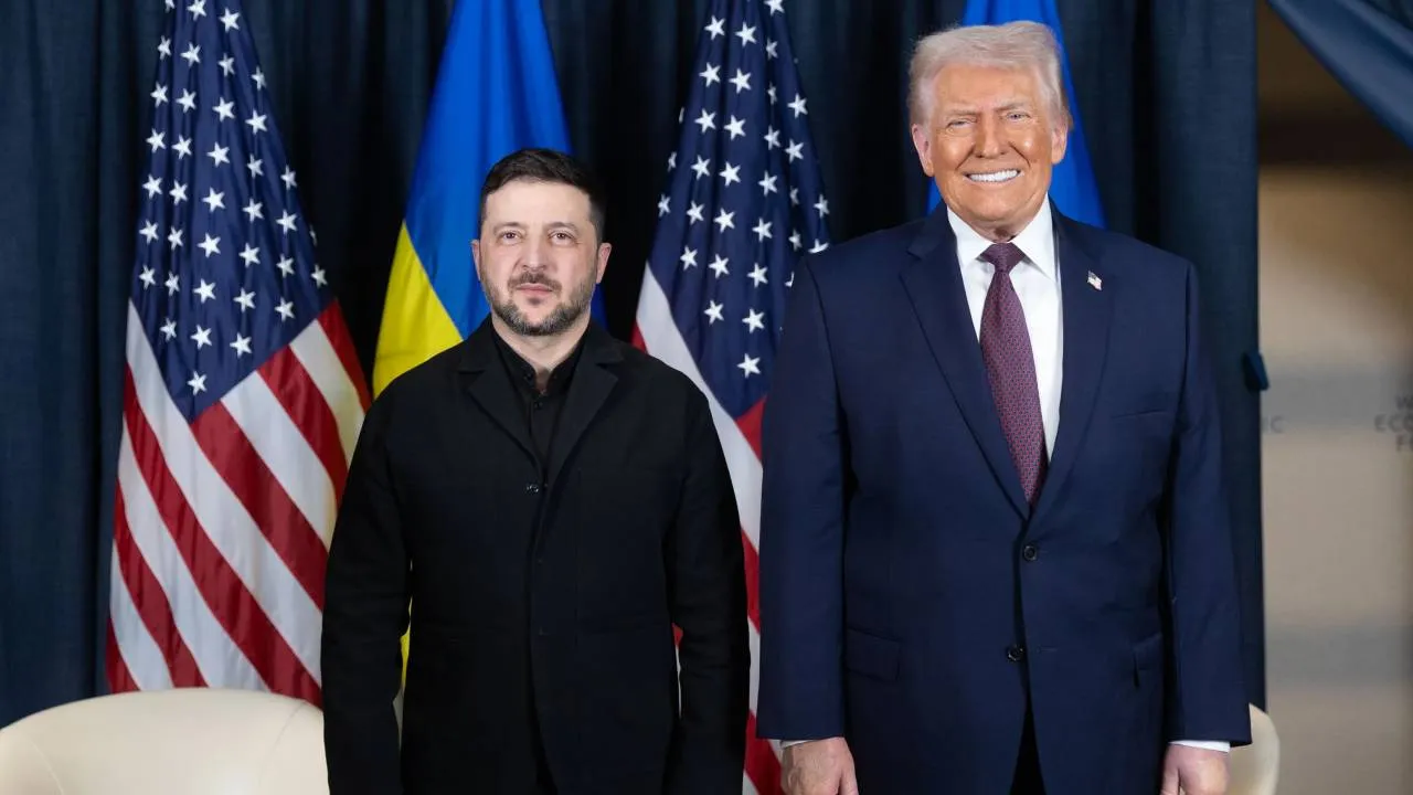 Wołodymyr Zełenski i Donald Trump