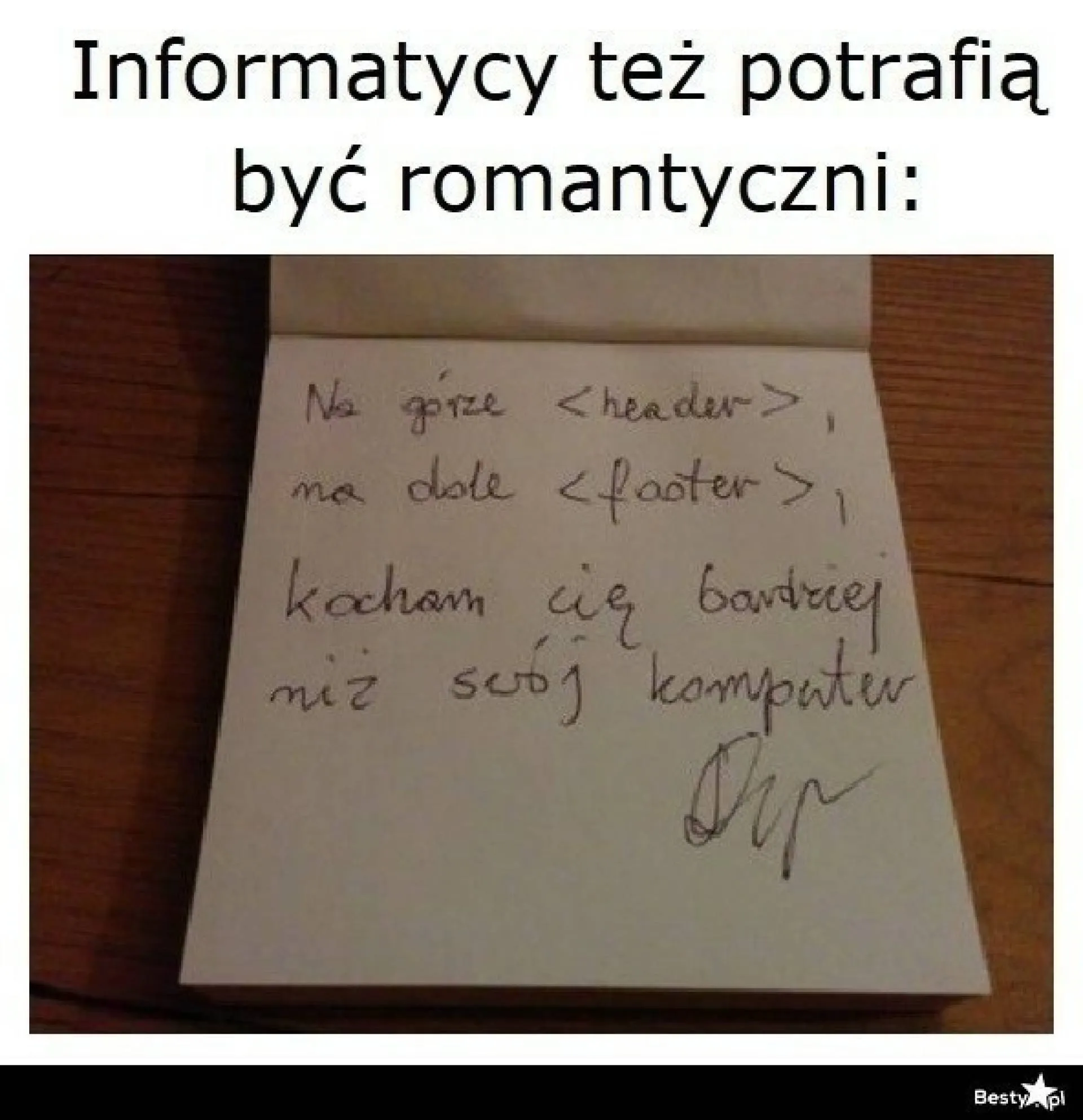Wyznanie informatyka
