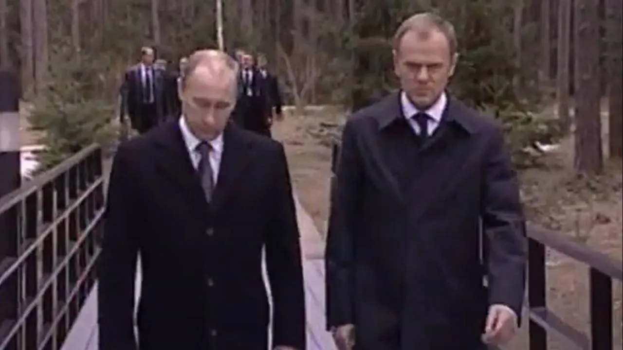 Władimir Putin i Donald Tusk
