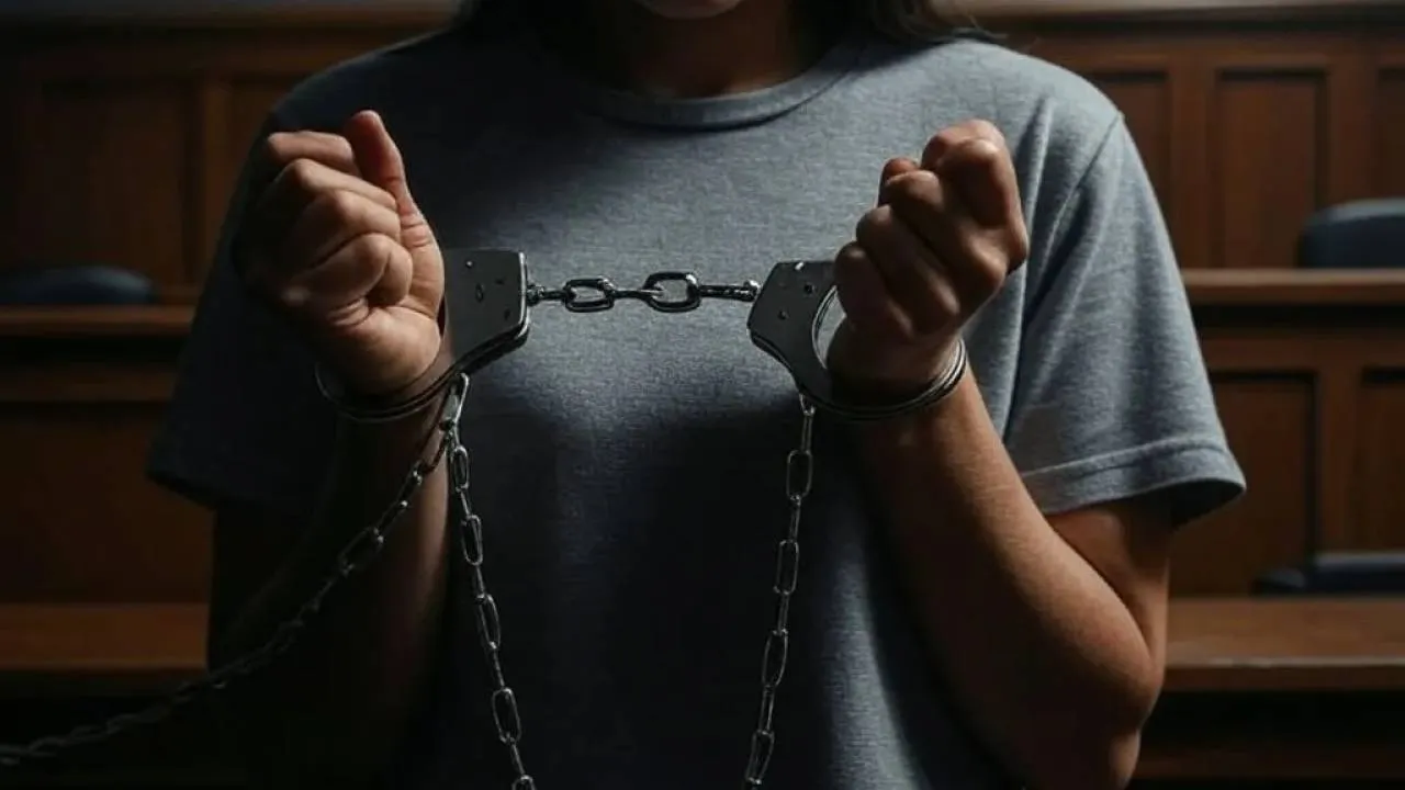 Kobieta w kajdankach