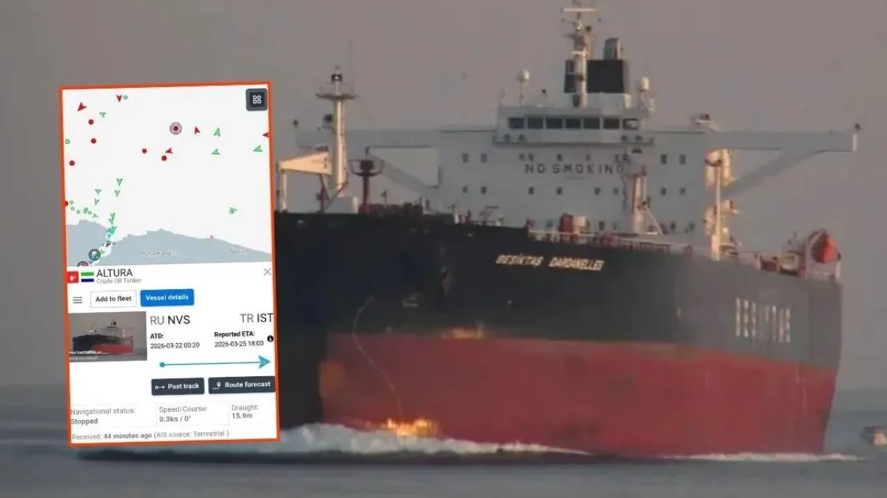 Trafiony, ale niezatopiony. Tankowiec z "floty cieni" zaatakowany przez drony