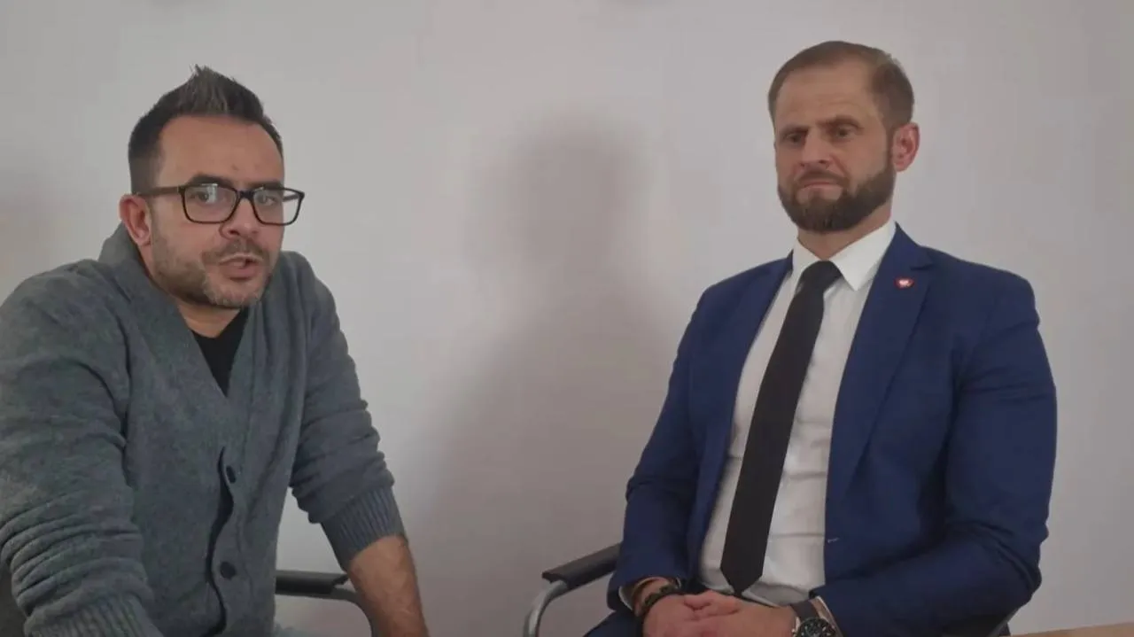 Marcin Torz i radny Marcin Borys