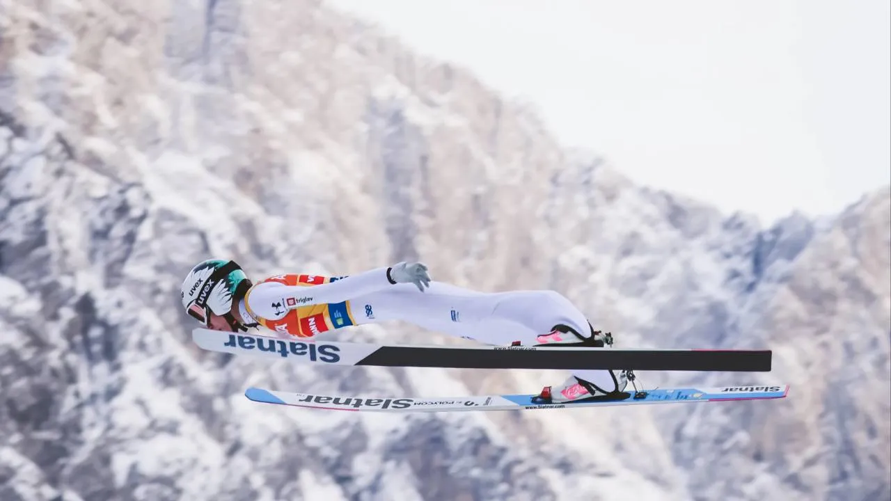 Nika Prevc pobiła rekord w długości lotu