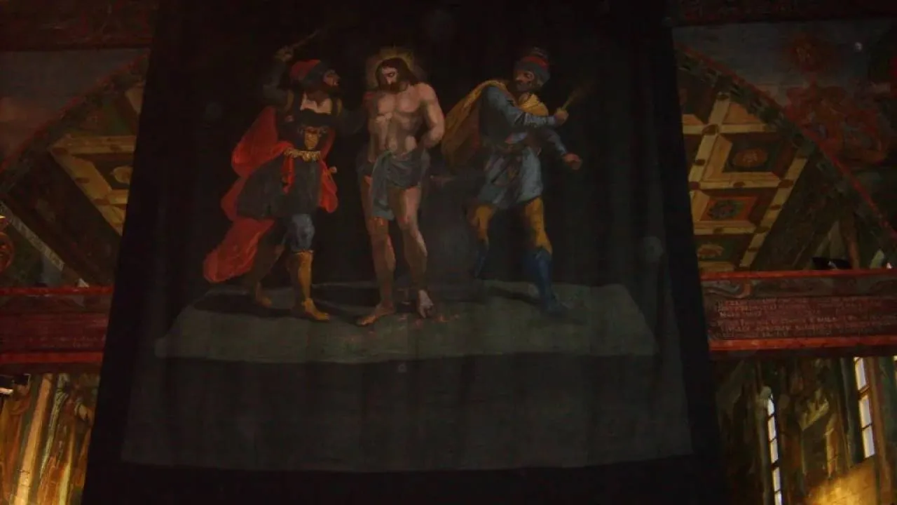 Niezwykłe, malowane zasłony wielkopostne