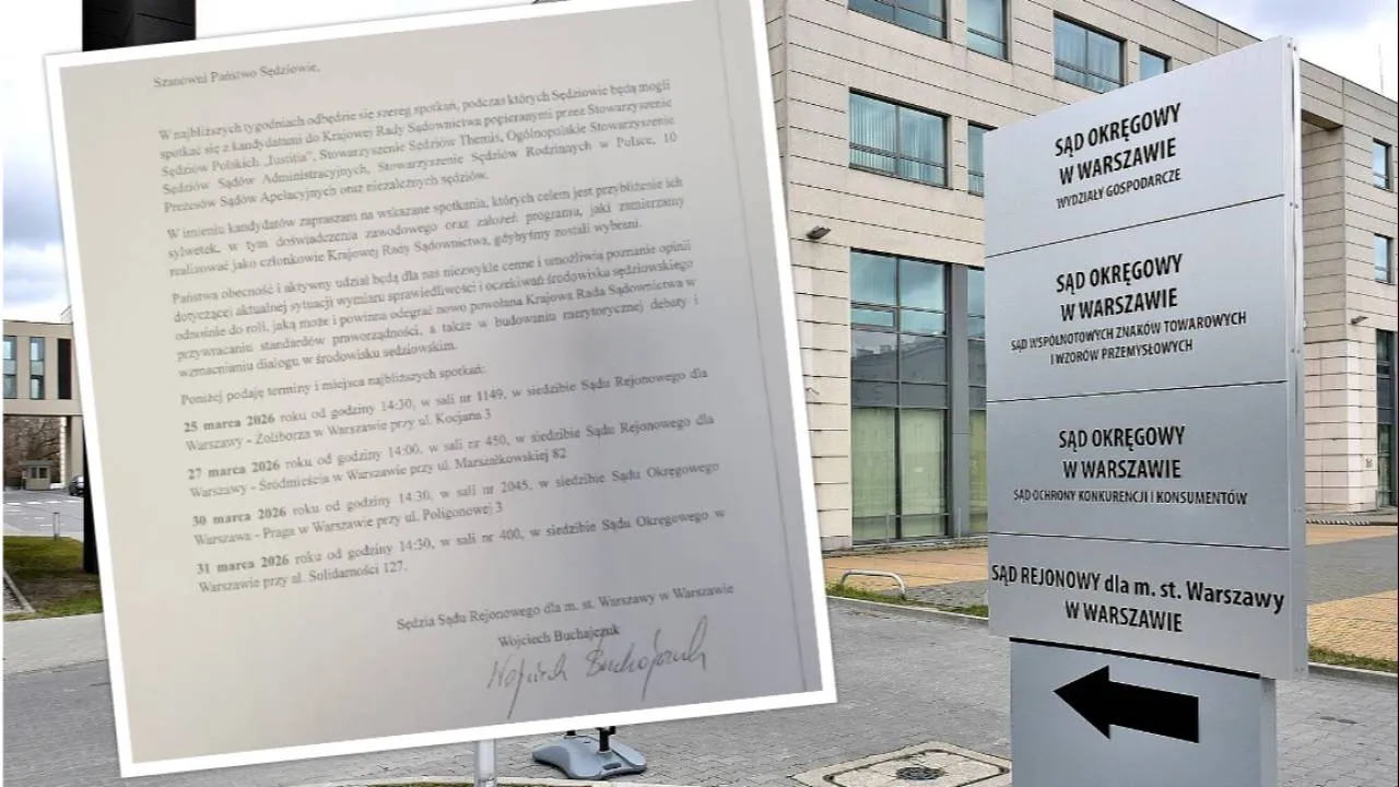 Kampania wyborcza w sądach