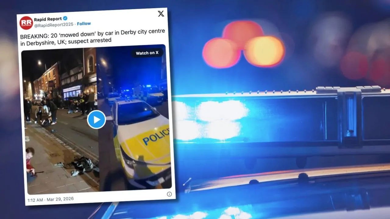 Mężczyzna wjechał w pieszych. Wielu rannych - również ciężko! [WIDEO]