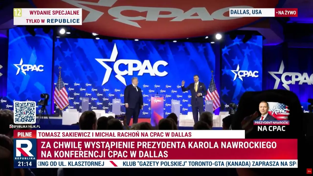 Rachoń do konserwatystów z całego świata: Do zobaczenia w Polsce!