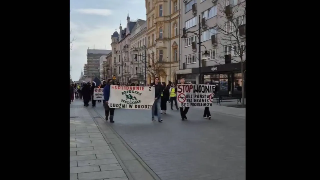 Marsz antify w Łodzi