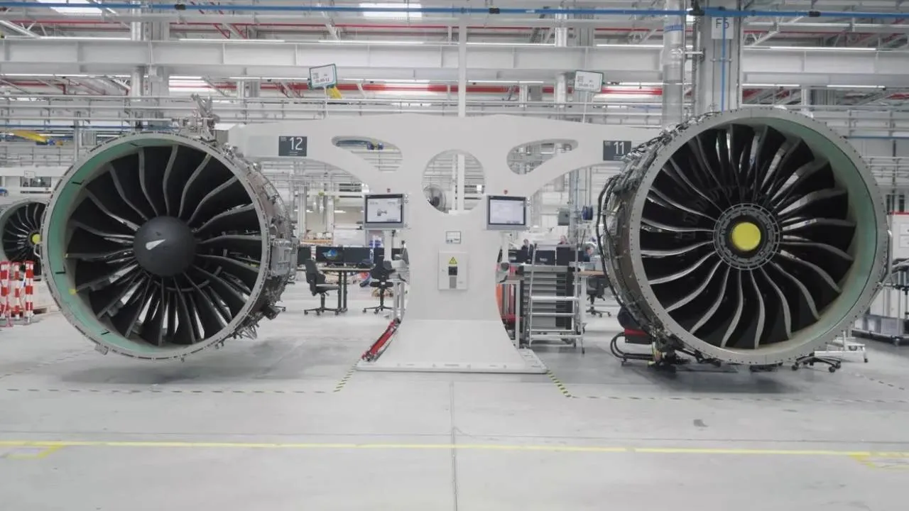 Wnętrze firmy działającej w Dolinie Lotniczej