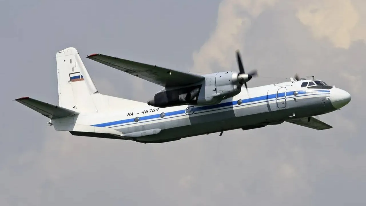 Rosyjski wojskowy samolot transportowy An-26