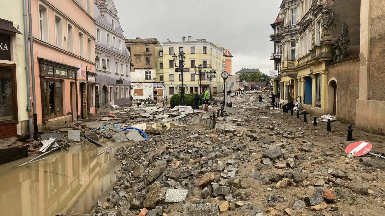 Kłodzko po powodzi