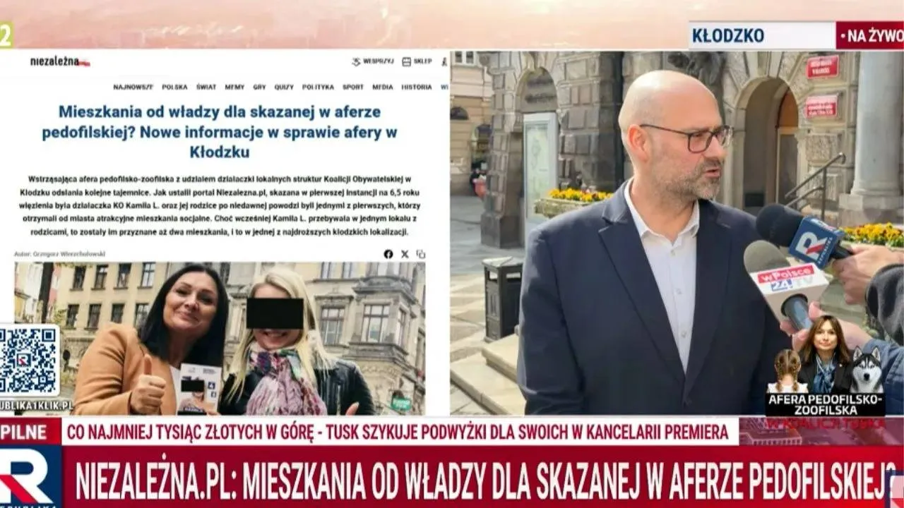 Dzieci Kamili L. przekazane dziadkom - mówi burmistrz Kłodzka. Tyle że mieszkają oni... klatkę obok